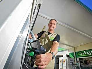 NOT FAZED: BP Gympie West Service Station owner Shane Waldock says current national fuel reserve concerns are "not a worry”. Picture: Renee Albrecht