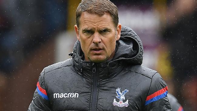 Crystal Palace's sacked manager Frank de Boer.