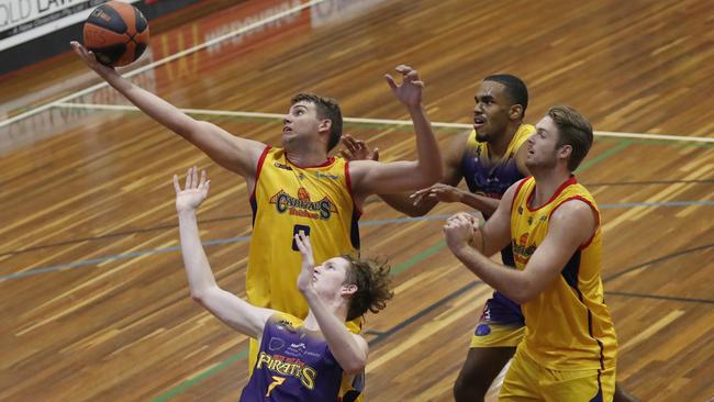 Benjamin Volkman playing for the Brisbane Capitals in 2019. Picture: AAP/Regi Varghese