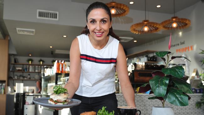 Helena Jaffar from Helena's Espresso at Nerang. Picture: Glenn Hampson