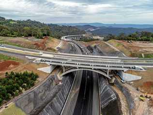 Part of the unopened section of the Toowoomba Second Range Crossing.