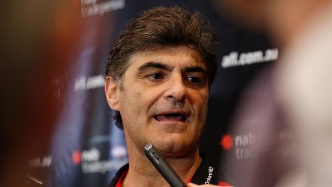 Essendon list manager Adrian Dodoro said he wasn’t worried by Carlton’s late bid for Shiel. Picture: AFL Media/Getty Images