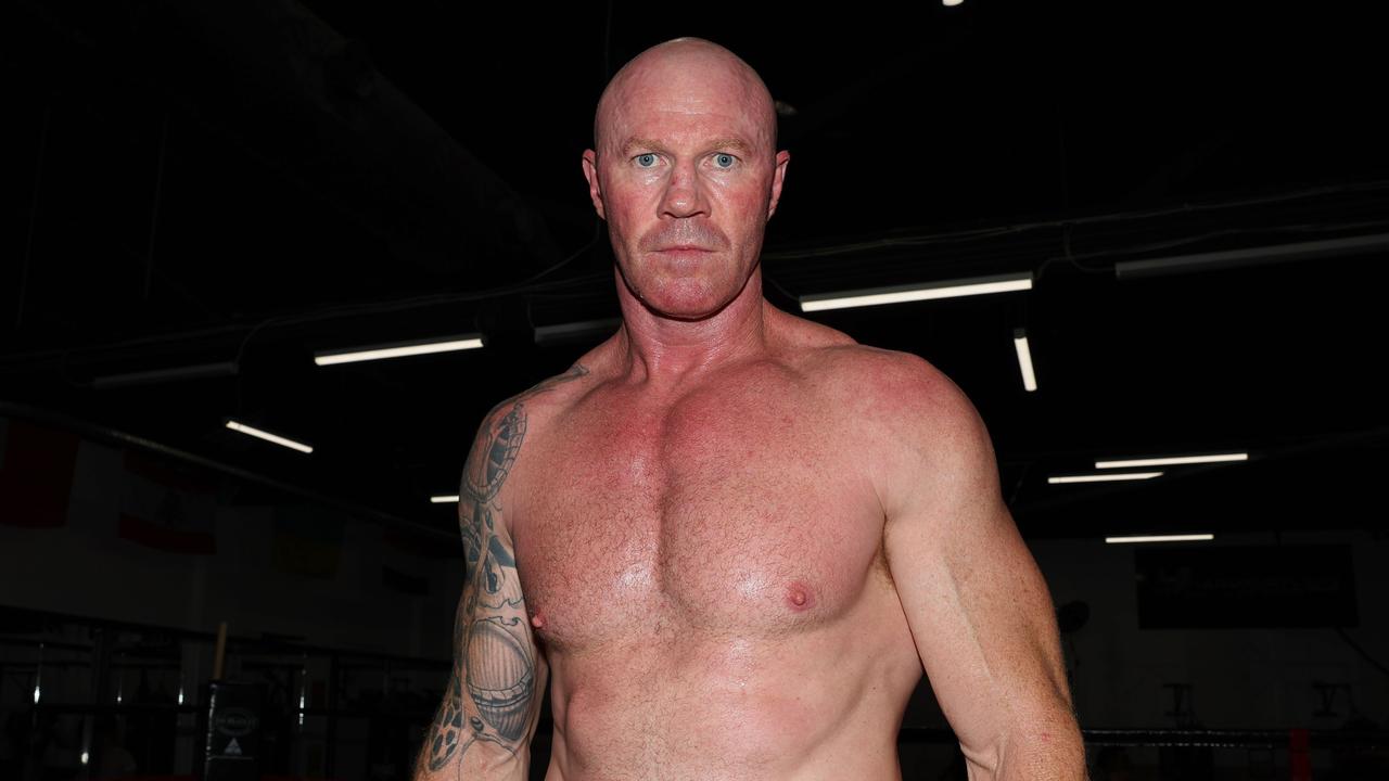 Barry Hall has bulked up for his latest boxing test. Picture: No Limit Boxing