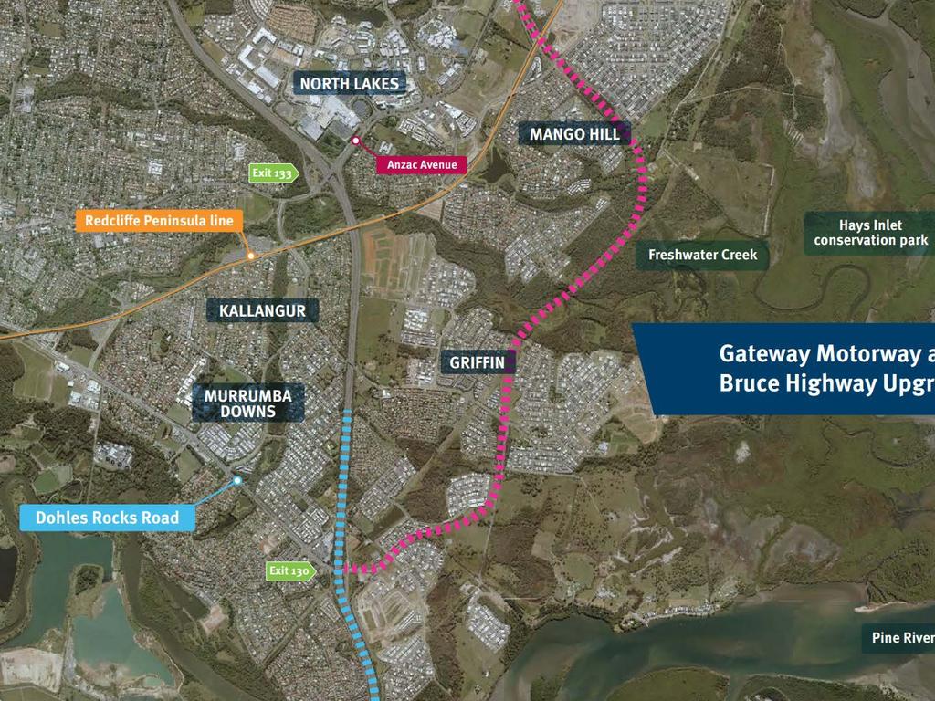 Preliminary design of the Moreton Connector between Murrumba Downs and Mango Hill.