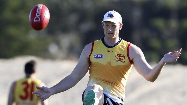 Adelaide’s Sam Jacobs at training this week. Picture: SARAH REED