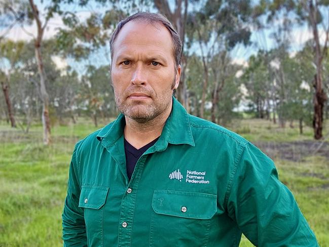 David Jochinke, Vice President of NFF and farmer from Murra Warra, Victoria. Picture: Supplied