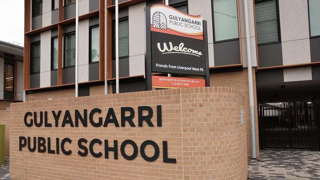 The merged Liverpool boys and girls high school is forecasted to open on the same site as the newly-opened Gulyangarri Public School. Picture: Rohan Kelly