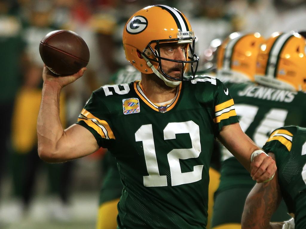 Aaron Rodgers is the reigning MVP. Picture: Mike Ehrmann/Getty Images