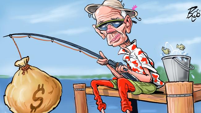 Wayne Bennett still hasn’t landed a marquee signing for the Dolphins. Digital art: Boo Bailey