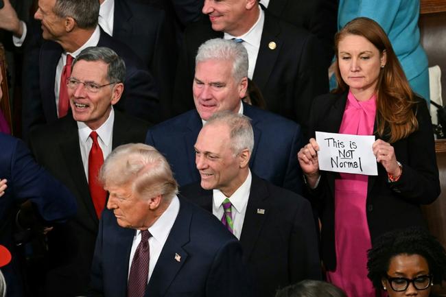 New Mexico Democrat Melanie Stansbury drew attention with her own unique protest