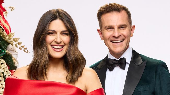 Carols by Candlelight hosted by Sarah Abo and David Campbell. Picture: Nine