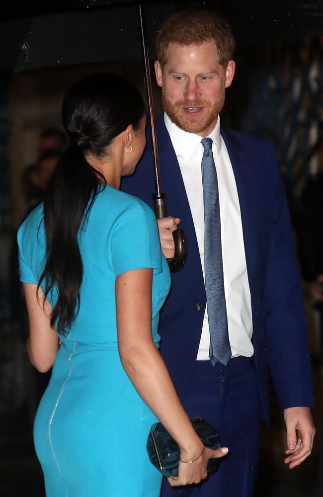 She finished off the look with a Stella McCartney clutch. Picture: Getty Images