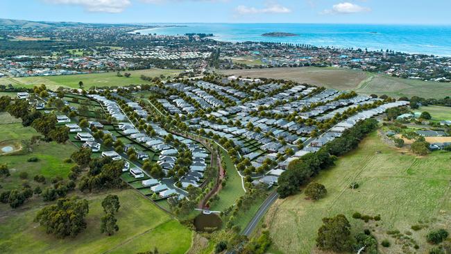 Artist's impression of 'Seascape' – a $250m housing development at Encounter Bay. Picture: Supplied by Civecon Developments