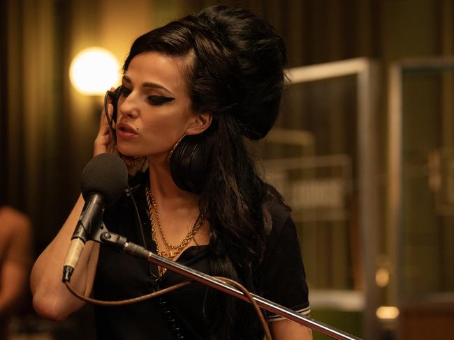 Marisa Abela in a scene from the Amy Winehouse biopic Back To Black.