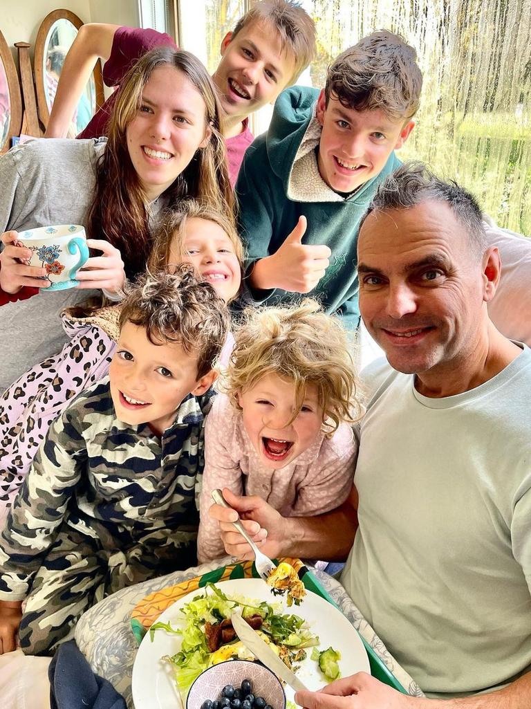 Mr Duggan has six children. Picture: Instagram