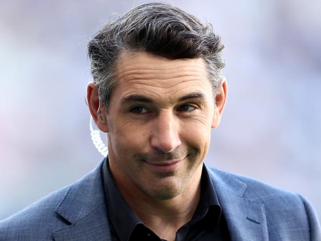 SYDNEY, AUSTRALIA - APRIL 16:  Billy Slater looks on during the round seven NRL match between Parramatta Eels and Canterbury Bulldogs at CommBank Stadium on April 16, 2023 in Sydney, Australia. (Photo by Matt King/Getty Images)