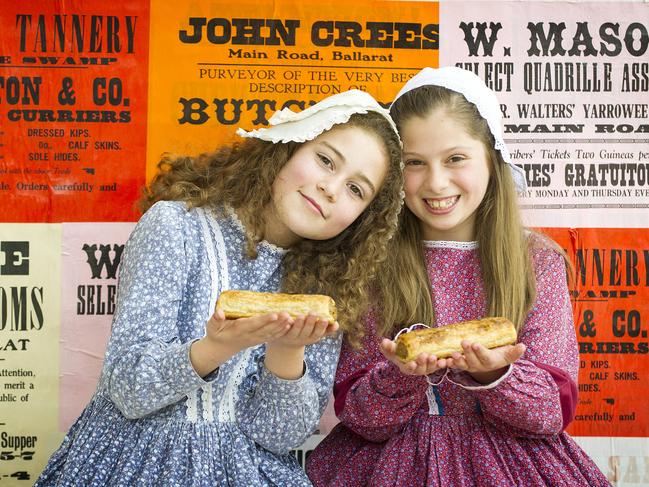 Eureka! The best sausage rolls in Australia can be found at Sovereign Hill. Picture: Eugene Hyland