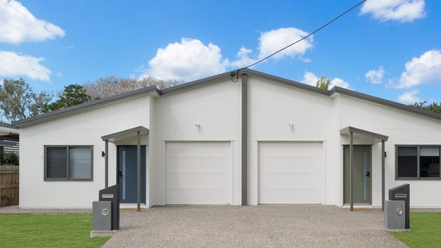 This duplex at 2B Gowrie Street, Mundingburra, is listed for offers over $1.25 million