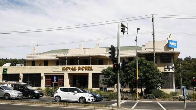 The Royal Hotel, with its art deco facelift. Picture: Paul Loughnan