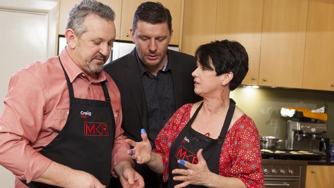Kerrie And Craig with Manu Feildel.