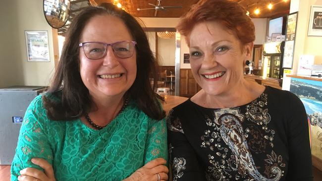 Supplied Editorial One Nation SA leader Jennifer Game with party leader Pauline Hanson