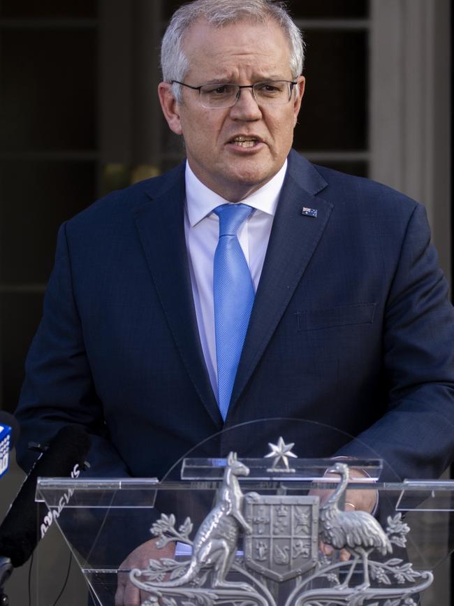 Is his favourite Gladys? Scott Morrison seemed to hint at it … Picture: Jenny Evans/Getty Images