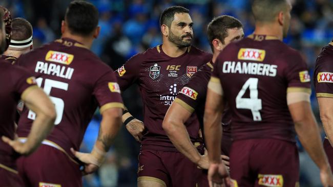 Inglis was lauded for an inspirational turn as Maroons skipper. (Adam Head)