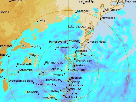 Sydney has been warned to brace for more wet weather, as the La Nina system brings heavy rains. Picture: Bureau of Meteorology