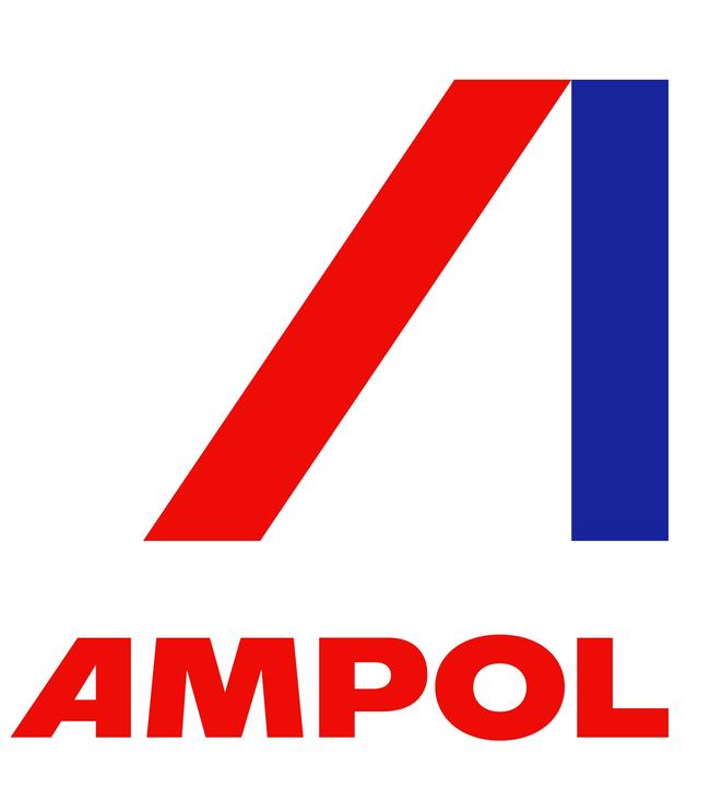 The new Ampol logo that will soon adorn 170 Caltex service stations in SA.