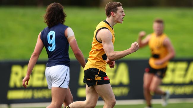 Could Koen Sanchez be Fremantle’s Lachie Schultz replacement? Picture: Graham Denholm/AFL Photos