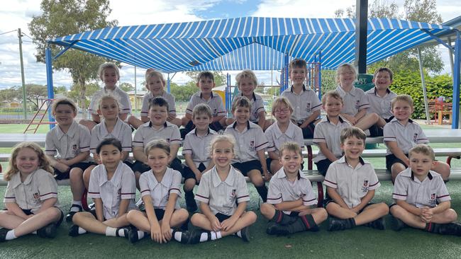 Our Lady of Southern Cross College, Class 1D 2022. Back row (L-R) Charlotte, Ruby, Henry, William, Charlie, Amelia, Hunter. Middle (L-R) Scarlett, Emmy, Flynn, William, Dylan, Makayla, Alexander, Cruz. Front row (L-R) Charliee, Charlotte, Leah, Hannah, Jack, Mac, Clarry Picture: Emily Devon.