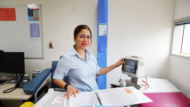 Yamuna Kafle in the consultation room at Silverwater Women's Correctional Centre. Picture: Rohan Kelly