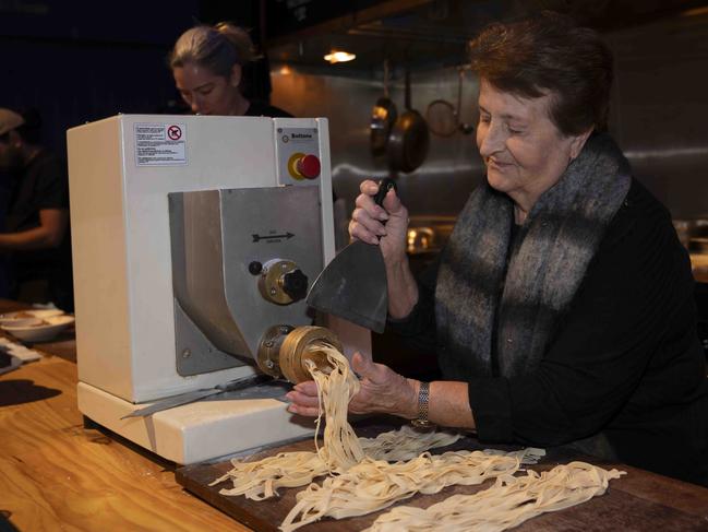 Dina Pizzirani at Pizzirani's Cucina at Winter Feast 2025 in Hobart. Picture: Caroline Tan