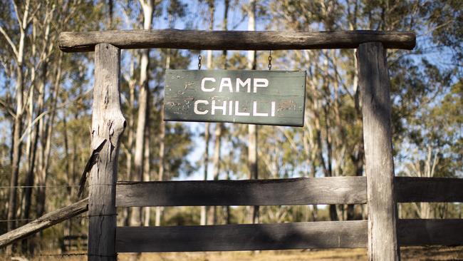 Camp Chilli, Bob and Judy Irwin's property near Kingaroy, is named for Bob and Steve’s favourite camping spot on Cattle Creek, near Ingham. Picture: Lachie Millard