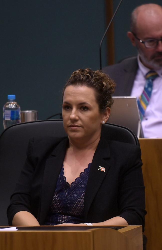 Opposition Leader Lia Finocchiaro said the move to establish a parliamentary committee was a “disgrace”. Picture: (A)manda Parkinson