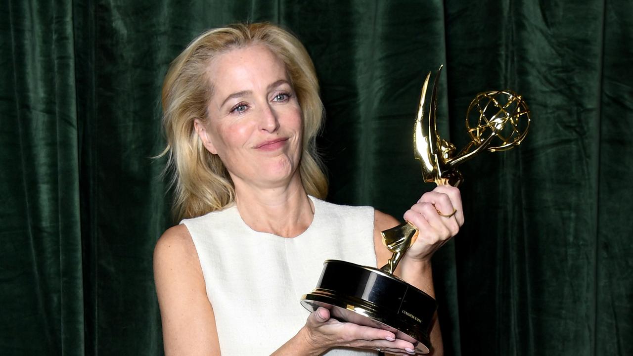 Anderson picked up her second Emmy trophy at this week’s awards. Picture: Getty