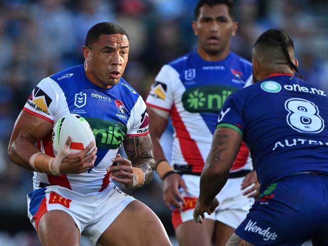 Tyson Frizell could be gone from Newcastle by the end of 2025. Picture: Hannah Peters/Getty Images