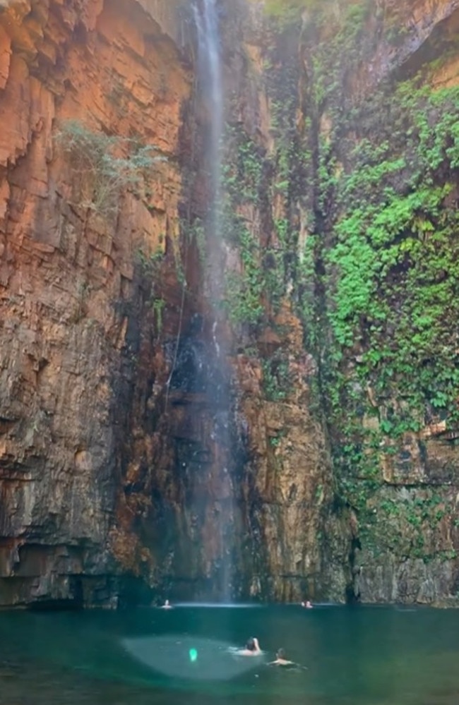 Aussies are tourists alike have fallen inlove with Emma Gorge. Picture: TikTok/vanlife