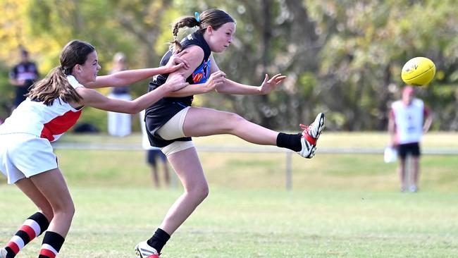 Action from Saturday's McDonaldâ€™s South East Queensland Youth Grand Finals played at Yeronga AFC. 2 September 2023. Picture, John Gass