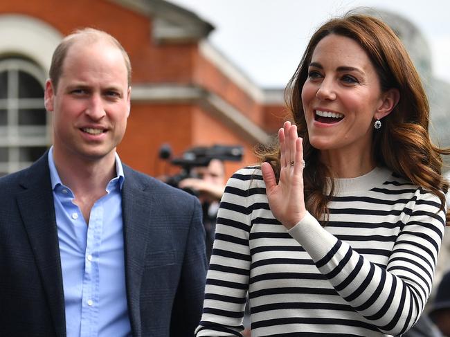 William and Kate say they will visit Baby Sussex when “things have quietened down”. Picture: Getty