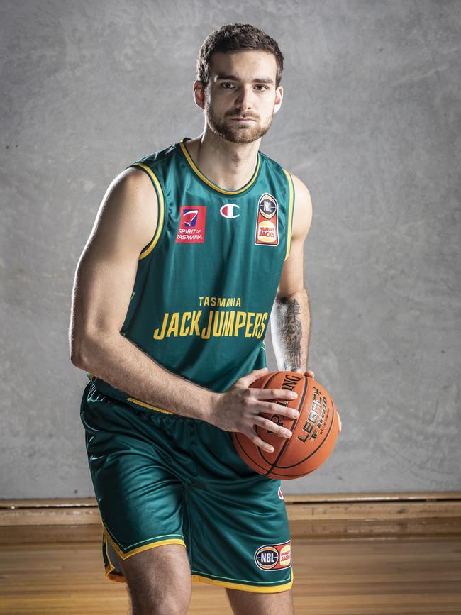 JackJumpers star Jack McVeigh says Tasmania isn’t just a great place to play basketball, it’s also a great place to call home. Picture Eddie Safarik