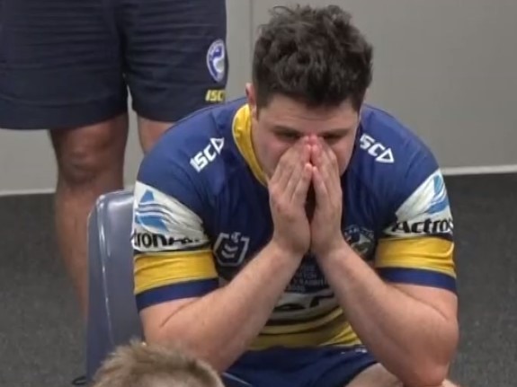 Mitchell Moses was gutted after the game.