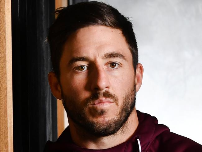 Ben Hunt of the Queensland State of Origin team is seen posing for a photograph during a media opportunity at the InterContinental Hotel in Perth, Tuesday, June 18, 2019. Queensland are playing New South Wales in the 2nd State of Origin match in Perth on Sunday. (AAP Image/Darren England) NO ARCHIVING