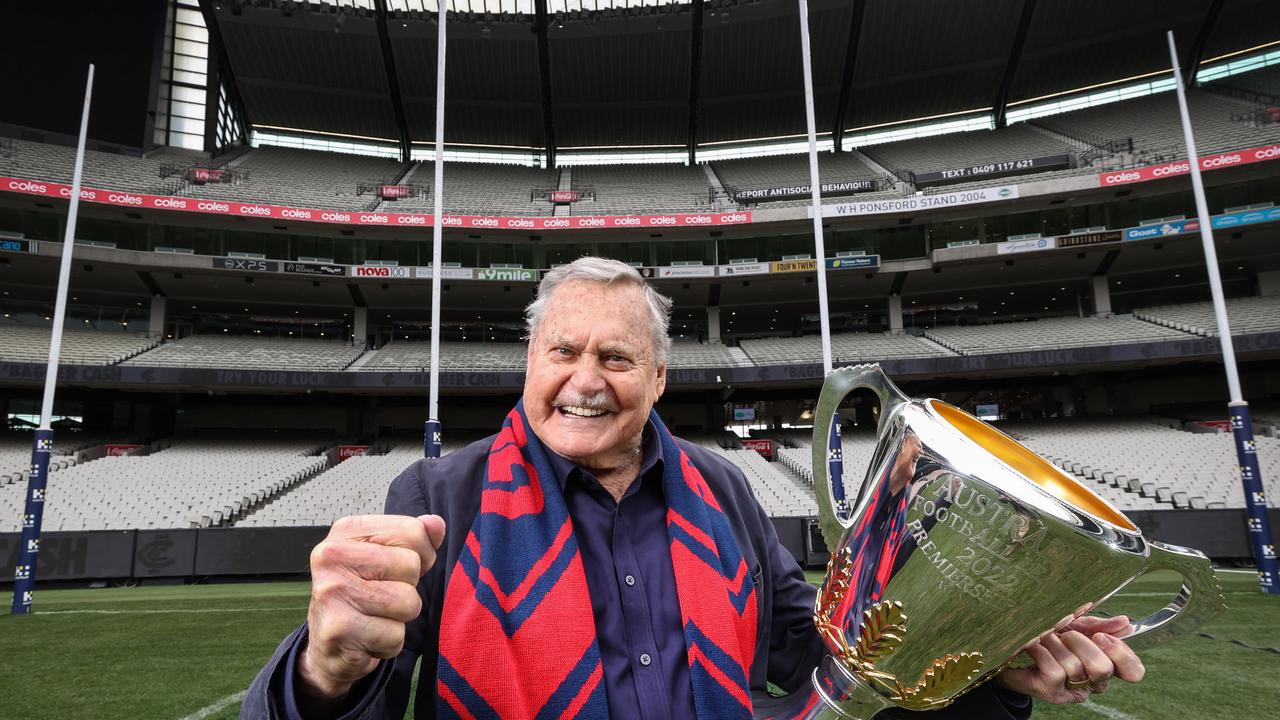 Barassi pictured at the MCG in 2022. Picture: David Caird