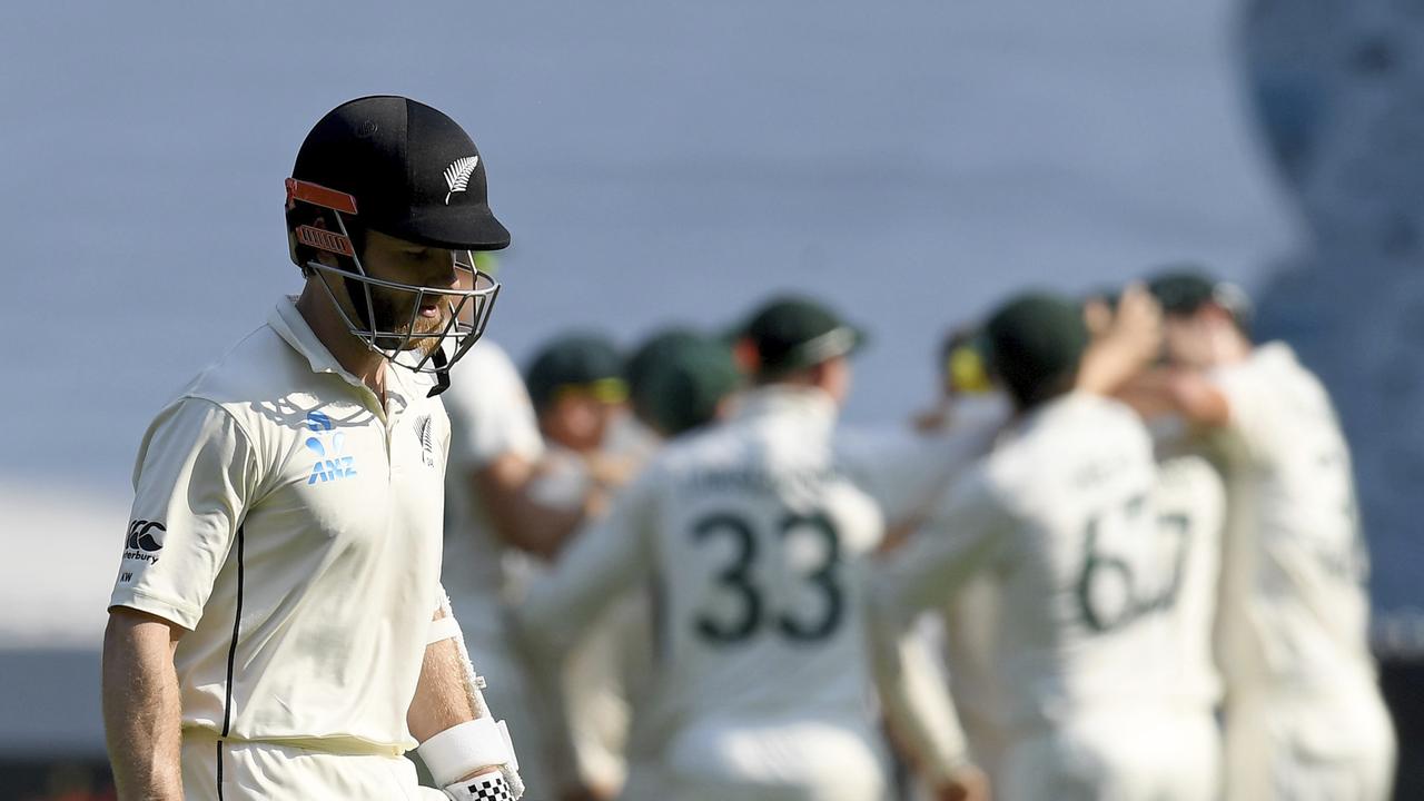 Kane Williamson fell late on day two.