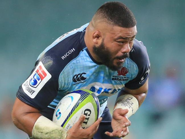 Waratahs hooker Tolu Latu has apologised to his teammates over his drink driving charge. Picture: Mark Evans