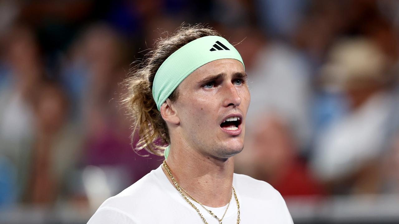 Zverev is into the second round. (Photo by Cameron Spencer/Getty Images)