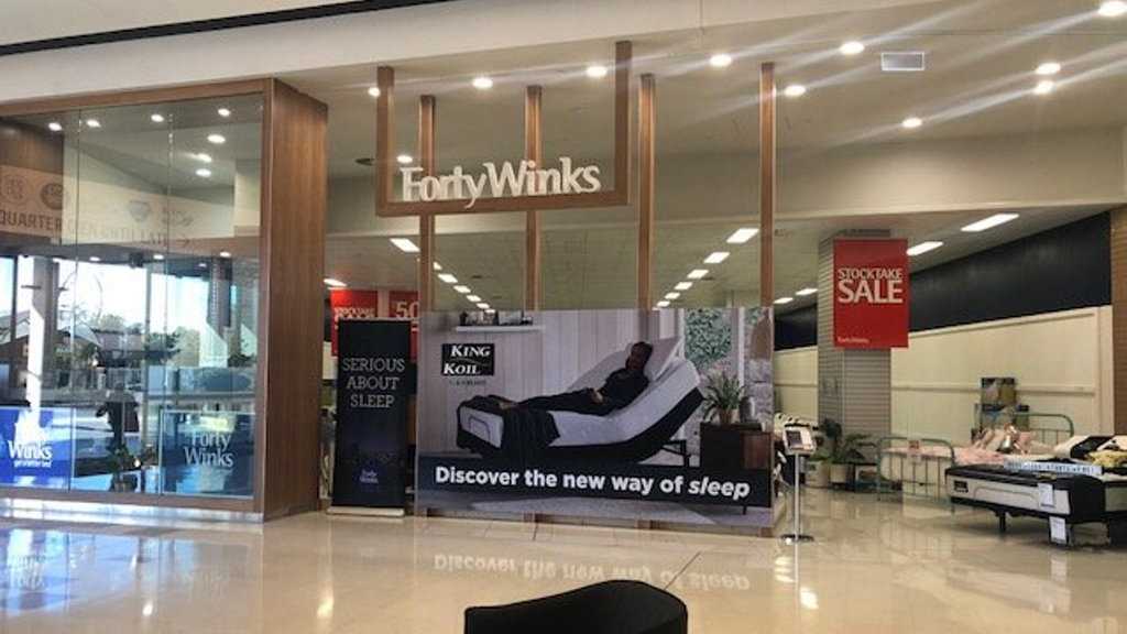 The new Forty Winks store at Grand Central. Picture: Contributed