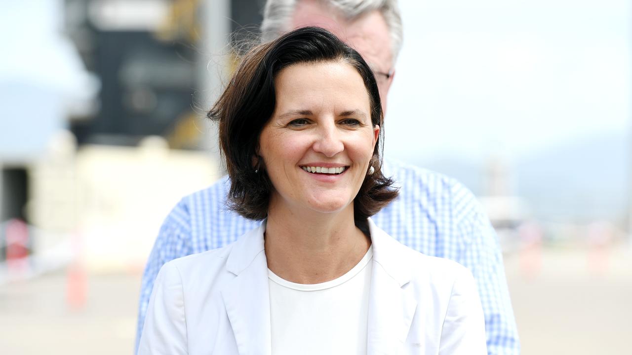 Townsville Enterprise CEO, Claudia Brumme-Smith at the Port of Townsville. Picture: Shae Beplate.