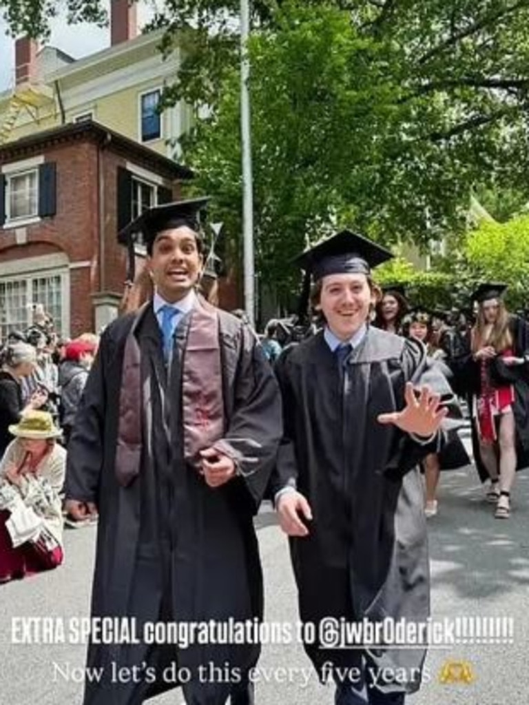 The son of SJP graduated from Brown University this week. Picture: liviyakraemer/Instagram